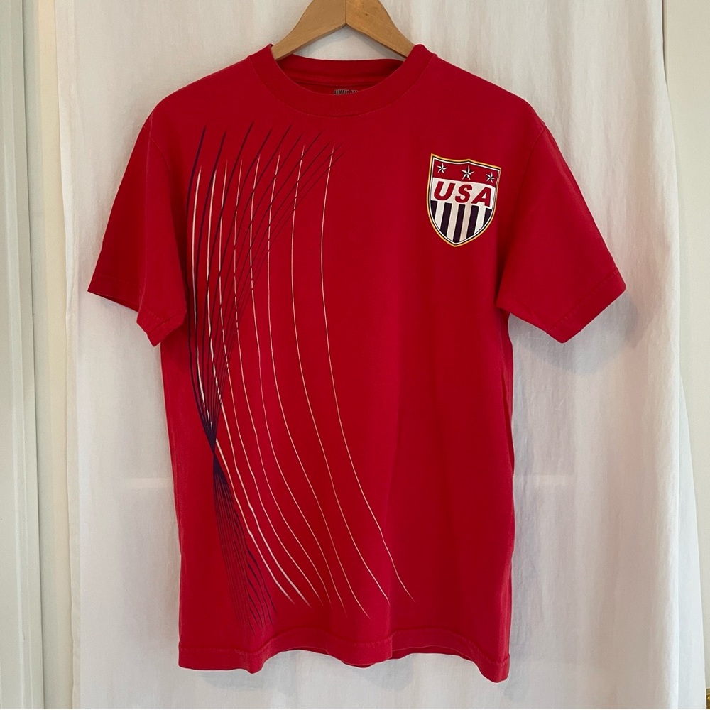 Red USA Soccer T-shirt